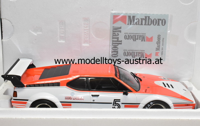 BMW E26 M1 1979 Project four Racing Procar Hockenheim Sieger Niki LAUDA 1:12