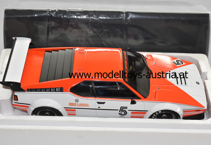BMW E26 M1 1979 Project four Racing Procar Hockenheim Sieger Niki LAUDA 1:12