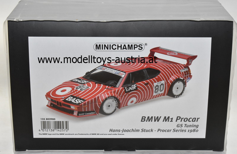 BMW E26 M1 1980 PROCAR GS Tuning BASF Hans Joachin STUCK 1:12