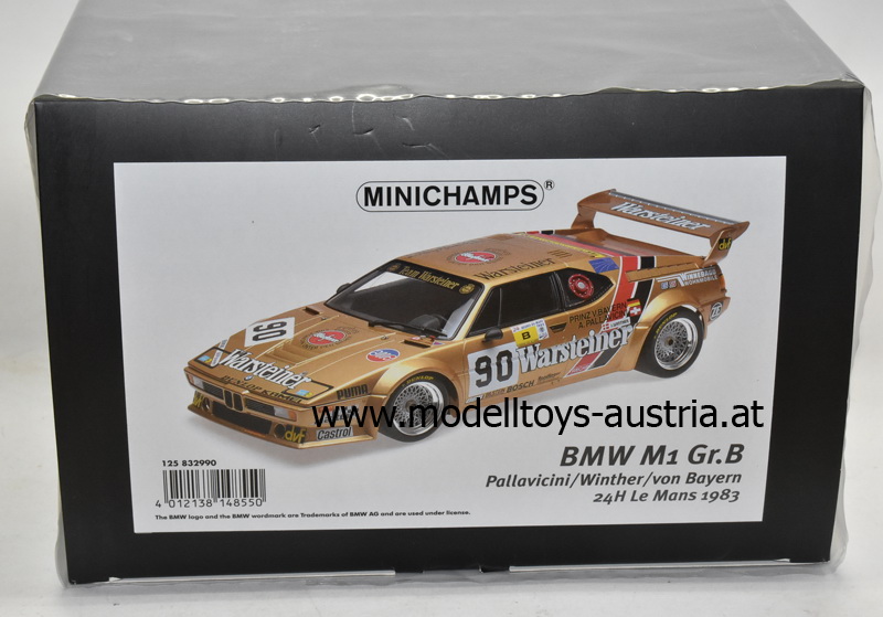 BMW E26 M1 1983 WARSTEINER Leopold von BAYERN / PALLAVICINI / WINTER 1:12