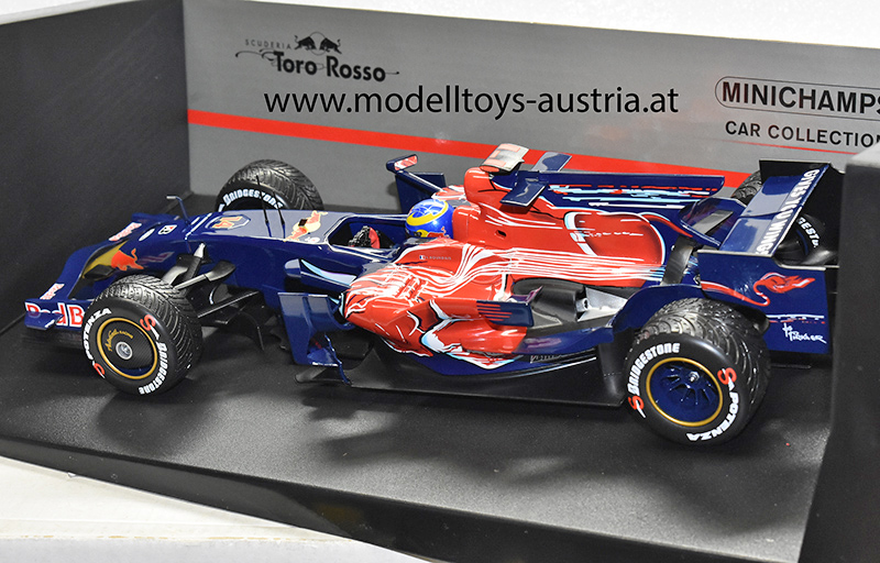 Toro Rosso STR3 Ferrari 2008 Sebastien BOURDAIS Italien GP Monza 1:18