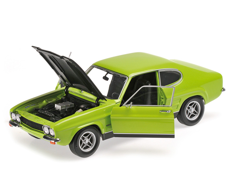 Ford Capri I RS 2600 1970 grün / schwarz 1:18