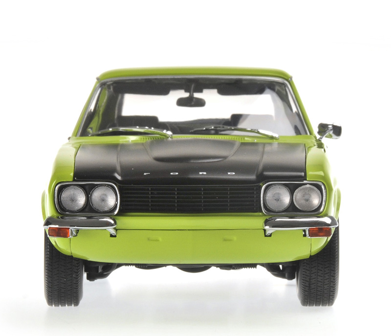 Ford Capri I RS 2600 1970 grün / schwarz 1:18