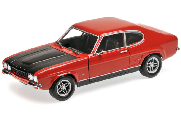 Ford Capri I RS 2600 1970 rot / schwarz 1:18