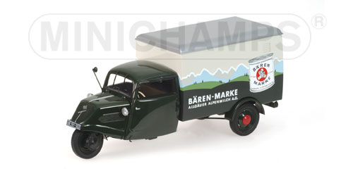 Tempo Hanseat 3 Rad Kasten 1952 BÄRENMARKE 1:18