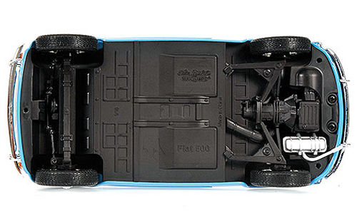 Fiat 500 L 1968 hellblau 1:18