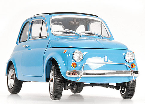 Fiat 500 L 1968 hellblau 1:18