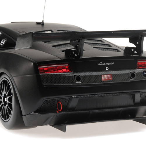Lamborghini Gallardo LP600 GT3 Strassenversion 2011 matt schwarz 1:18
