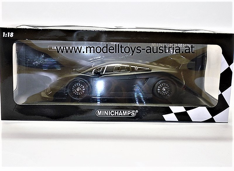 Lamborghini Gallardo LP600 GT3 Strassenversion 2011 matt schwarz 1:18
