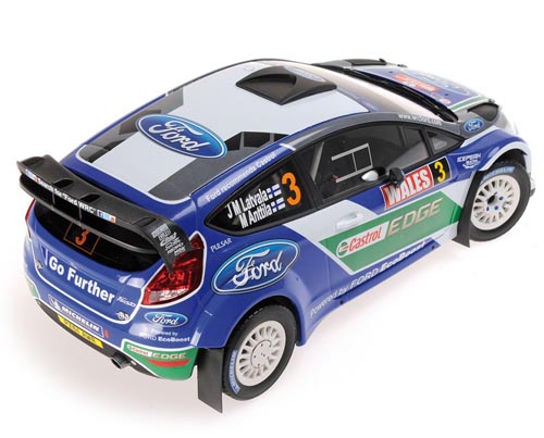 Ford Fiesta RS WRC 2012 Rally Sieger Großbritannien Wales LATVALA / ANTTILA 1:18