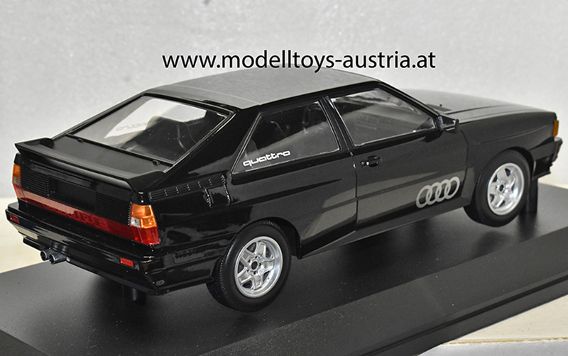 Audi Quattro Coupe 1980 - 1991 schwarz metallik 1:18