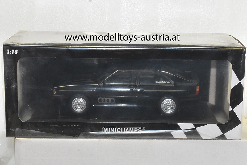 Audi Quattro Coupe 1980 - 1991 schwarz metallik 1:18