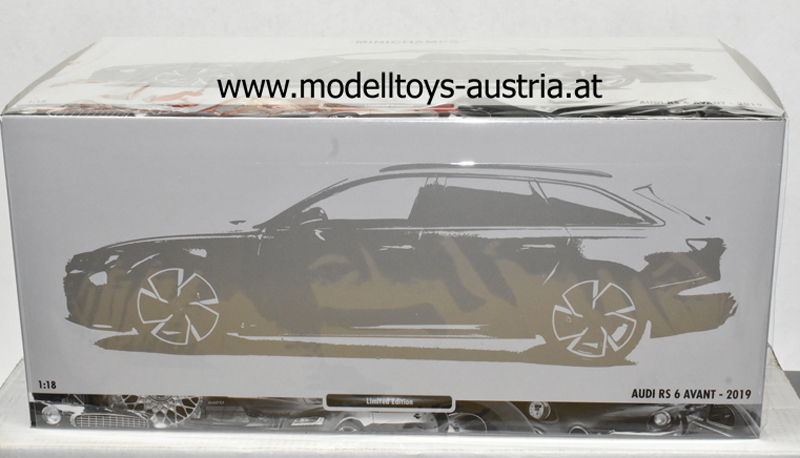 Audi A6 C8 RS6 Avant Break Kombi 2019 rot 1:18