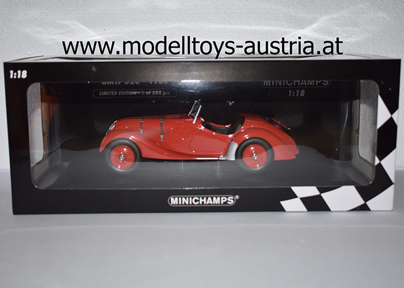 BMW 328 Cabrio 1936 rot 1:18