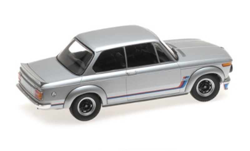 BMW 2002 E20 2002 Turbo 1973 silber metallik 1:18 Minichamps
