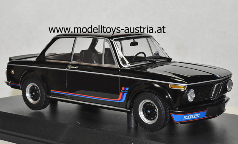 BMW 2002 E20 2002 Turbo 1973 schwarz 1:18 Minichamps