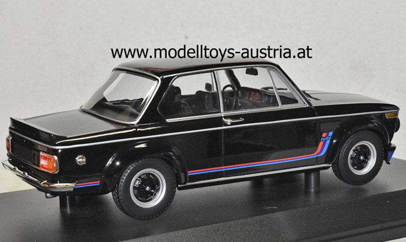 BMW 2002 E20 2002 Turbo 1973 schwarz 1:18 Minichamps