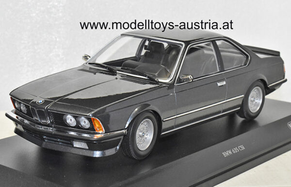 BMW E24 635 CSI Coupe 1982 grau metallik 1:18 Minichamps