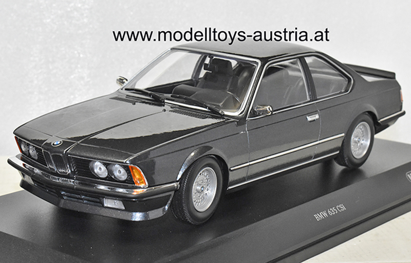 BMW E24 635 CSI Coupe 1982 grau metallik 1:18 Minichamps