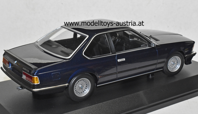 BMW E24 635 CSI Coupe 1982 blau metallik 1:18 Minichamps