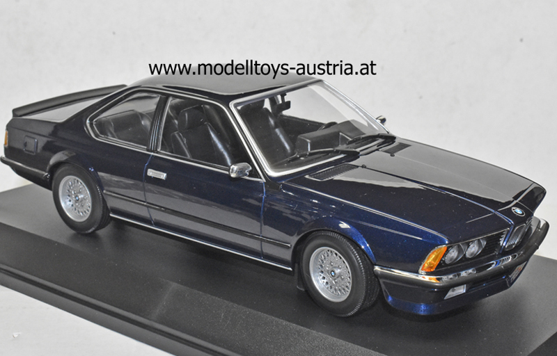 BMW E24 635 CSI Coupe 1982 blau metallik 1:18 Minichamps