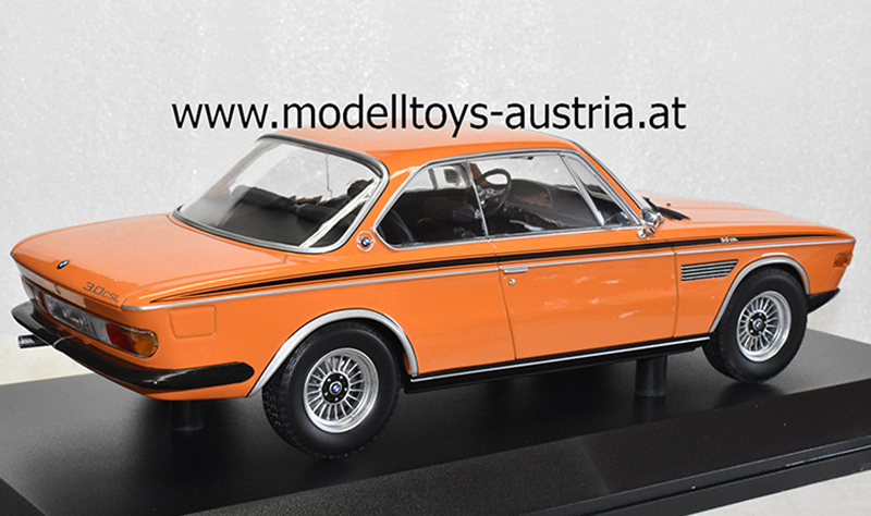 BMW E9 3.0 CSL Coupe 1971 orange 1:18