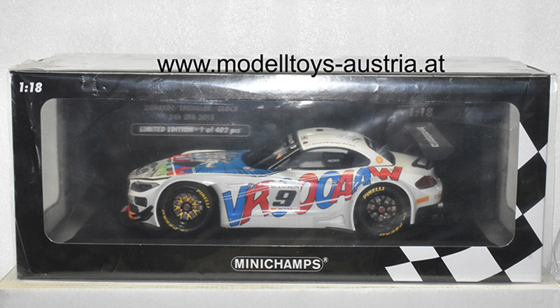 BMW Z4 E89 GT3 2015 Spa ZANARDI / SPENGLER / GLOCK Team ROAL MOTORSPORT Michel VAILLANT VROOAAW 1:18