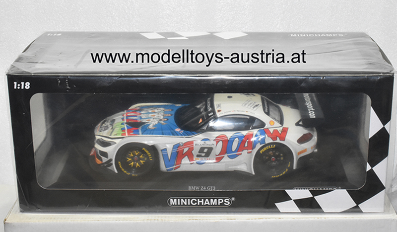 BMW Z4 E89 GT3 2015 Spa ZANARDI / SPENGLER / GLOCK Team ROAL MOTORSPORT Michel VAILLANT VROOAAW 1:18