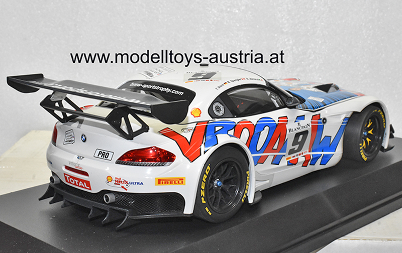 BMW Z4 E89 GT3 2015 Spa ZANARDI / SPENGLER / GLOCK Team ROAL MOTORSPORT Michel VAILLANT VROOAAW 1:18