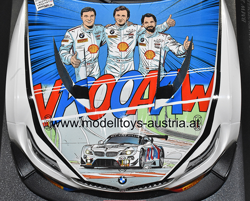 BMW Z4 E89 GT3 2015 Spa ZANARDI / SPENGLER / GLOCK Team ROAL MOTORSPORT Michel VAILLANT VROOAAW 1:18
