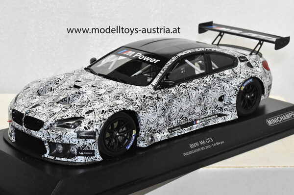 BMW M6 GT3 2015 SPA PRESENTATION 1:18