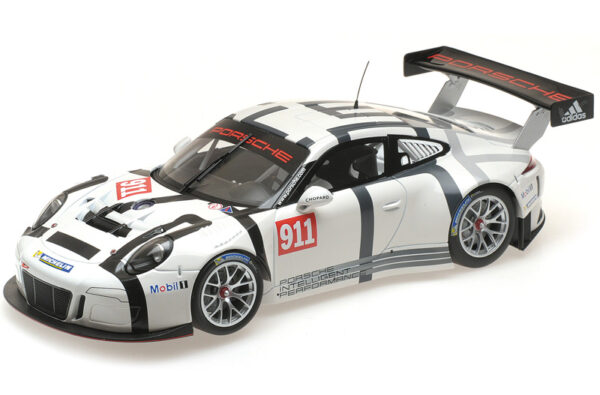 Porsche 911 991 GT3 R 2015 PRESENTATION 1:18
