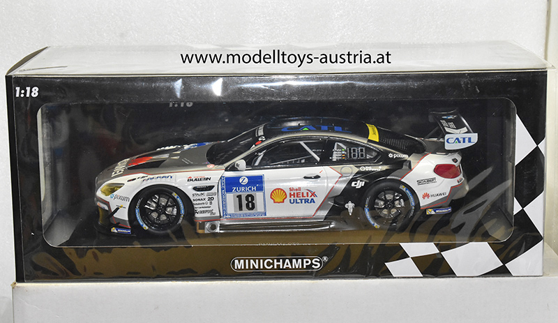 BMW M6 GT3 2016 Nürburgring 24 Stunden Rennen FARFUS / KROHN / MUELLER / WITTMANN 1:18