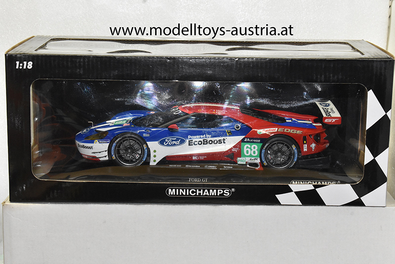 Ford GT 2016 Le Mans Sieger LMGTE Pro Klasse HAND / MÜLLER / BOURDAIS Team CHIP GANASSI RACING USA 1:18