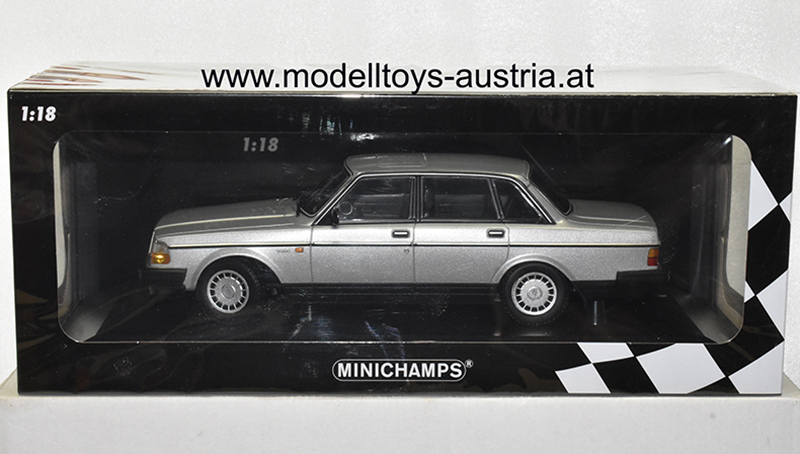 Volvo 240 GL Limousine 1986 silber metallik 1:18