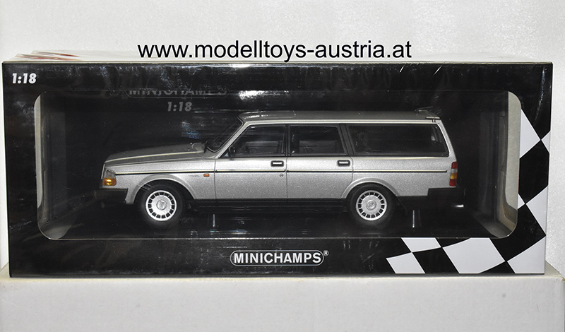 Volvo 240 GL Kombi Break 1986 silber metallik 1:18