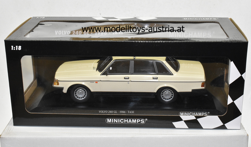 Volvo 240 GL Limousine 1986 Taxi Deutschland 1:18