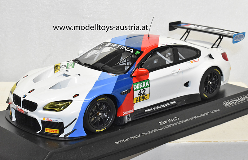BMW M6 GT3 2017 Sieger Oschersleben ADAC GT Masters Philipp ENG / COLLARD 1:18