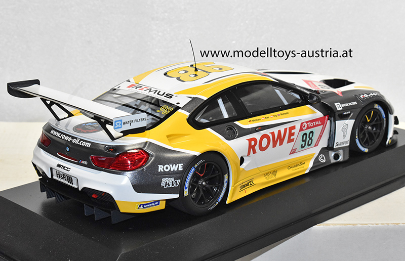 BMW M6 GT3 2020 Nürburgring 24 Stunden Rennen ENG / WITTMANN / BLOMQVIST Team ROWE Racing 1:18