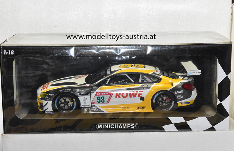 BMW M6 GT3 2020 Nürburgring 24 Stunden Rennen ENG / WITTMANN / BLOMQVIST Team ROWE Racing 1:18