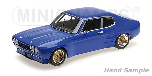 Ford Capri RS 2600 1970 Plain Body Version blau 1:18