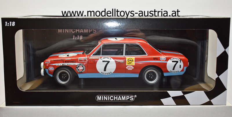 Opel Commodore A GS/E STEINMETZ 1972 Spa Paul JOOSSENS / Garry MARSHALL 1:18