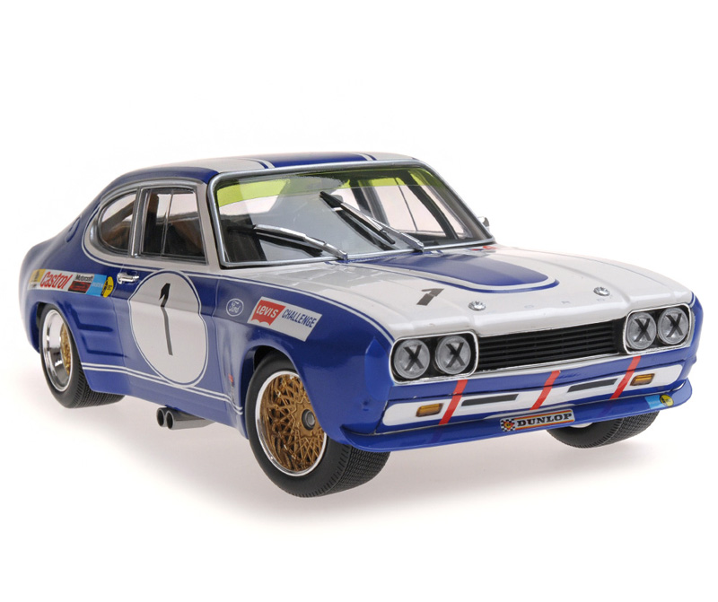 Ford Capri 2600 RS 1972 Sieger Brünn ETCC Dieter GLEMSER 1:18