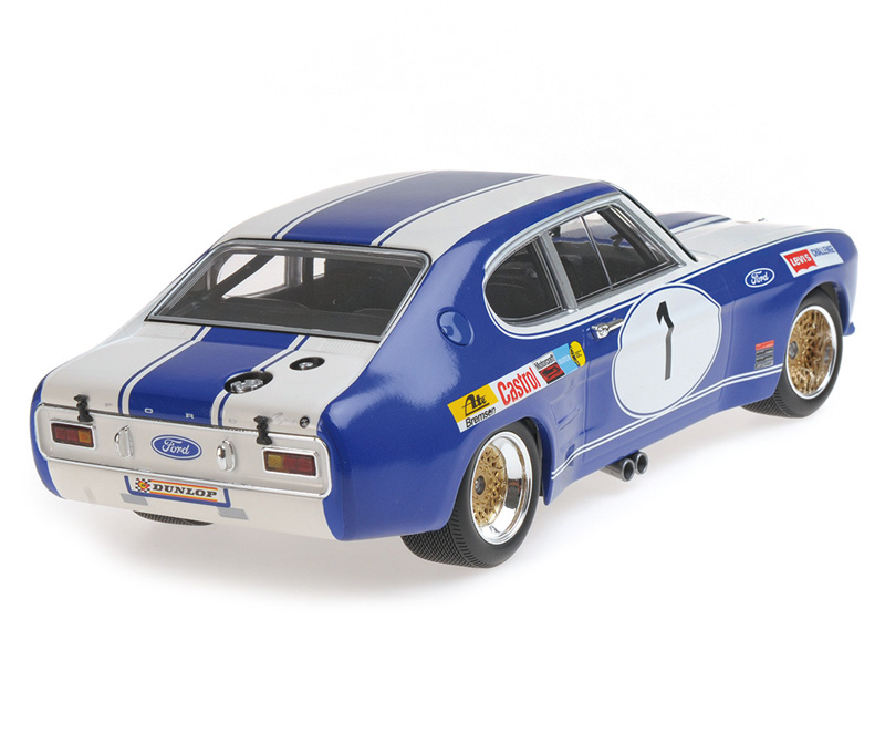 Ford Capri 2600 RS 1972 Sieger Brünn ETCC Dieter GLEMSER 1:18