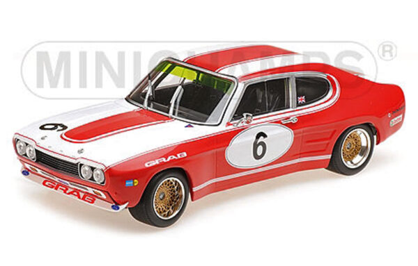 Ford Capri RS 2600 1973 Nürburgring 6 Stunden Rennen WEISS / LUDWIG 1:18