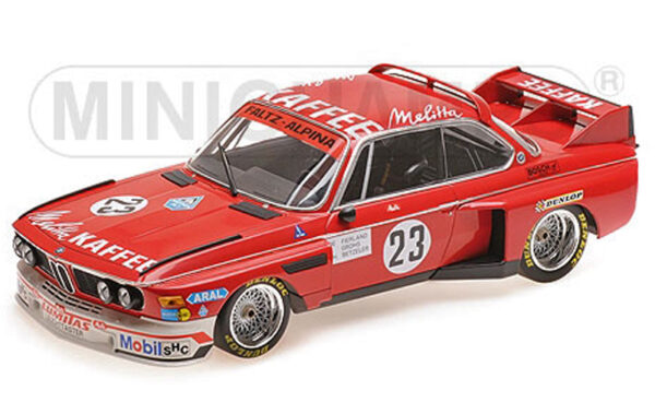 BMW 3.0 CSL 1975 Zandvoord DE FIERLANT / GROHS / BETZLER Team FALTZ-ALPINA 1:18