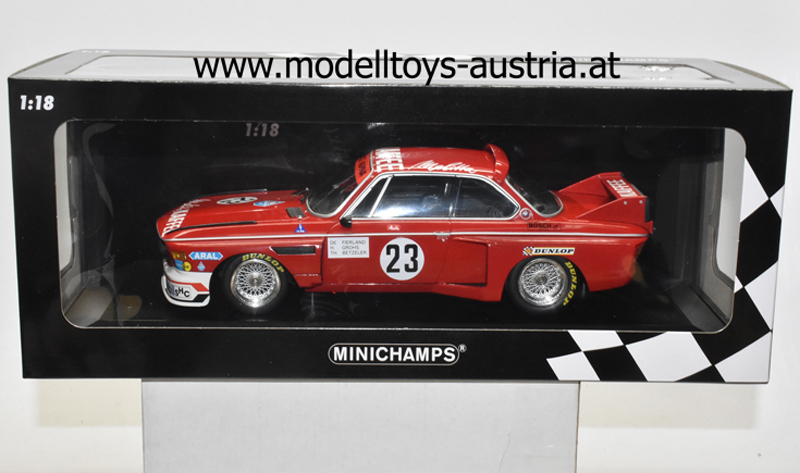 BMW 3.0 CSL 1975 Zandvoord DE FIERLANT / GROHS / BETZLER Team FALTZ-ALPINA 1:18