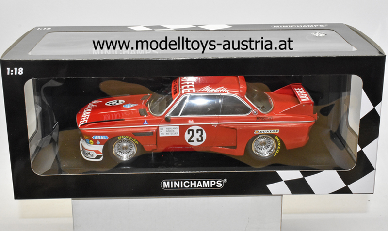 BMW 3.0 CSL 1975 Zandvoord DE FIERLANT / GROHS / BETZLER Team FALTZ-ALPINA 1:18