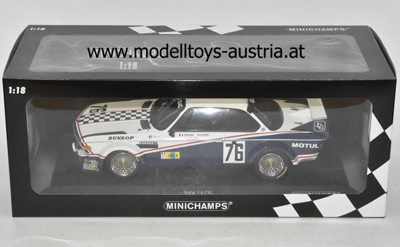 BMW 3.0 CSL 1977 Le Mans DEPNIC / COULON 1:18