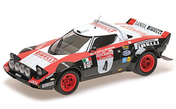 Lancia Stratos 1975 Sieger Rally San Remo ALEN / KIVIMÄKI 1:18